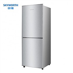  创维（Skyworth） BCD-186D 186升双门冰箱 两门三温区 0~-7℃软冷冻 经济实用型 保鲜静音（银） 